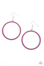 Load image into Gallery viewer, Earrings Head-Turning Halo - Pink E375