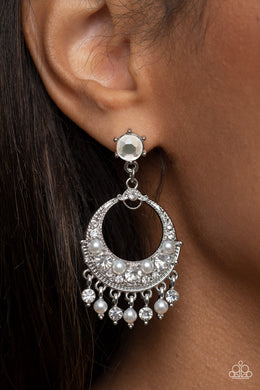 Earrings Marrakesh Request - White E417 PEARL