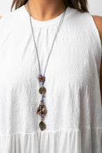 Load image into Gallery viewer, Necklaces Knotted Keepsake - Purple
