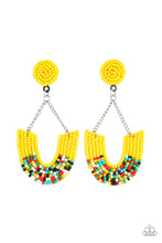 Load image into Gallery viewer, Earrings Make it RAINBOW - Yellow E2444