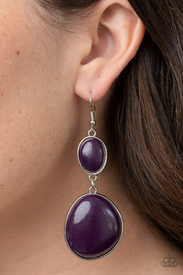 Earrings Soulful Samba - Purple E2340