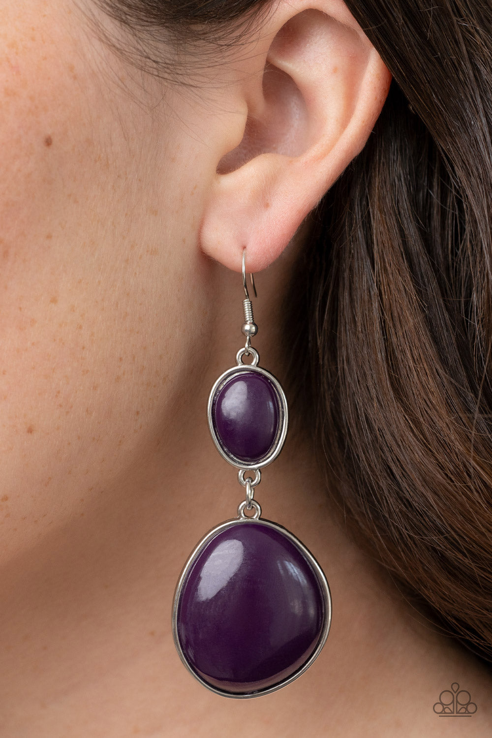 Earrings Soulful Samba - Purple E2340