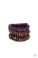 Load image into Gallery viewer, Bracelets Fiji Fiesta - Purple B2063