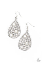 Load image into Gallery viewer, Earrings Bauble Burst - White E525