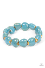 Load image into Gallery viewer, Bracelets GLAZE a Trail - Blue B266