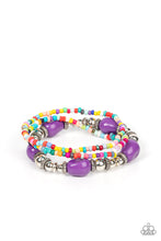 Load image into Gallery viewer, Bracelets Confidently Crafty - Purple B348