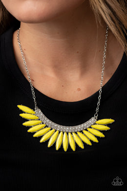 Necklaces Flauntable Flamboyance - Yellow N234