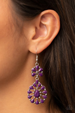 Earrings Posh Palooza - Purple E382