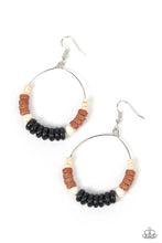 Load image into Gallery viewer, Earrings Earthy Esteem - Black E2383