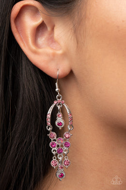 Earrings Sophisticated Starlet - Pink