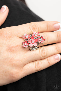 Embrace Boastful Blooms - Red TRAY12 C68
