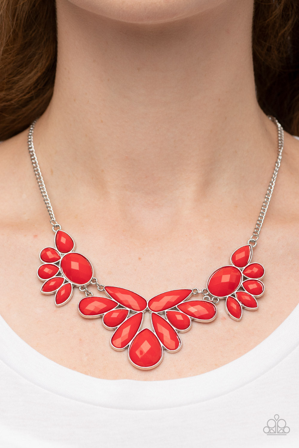 Necklace A Passing FAN-cy - Red N201