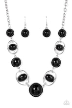 Load image into Gallery viewer, Necklace Eye of the BEAD-holder - Black N2069