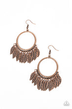 Load image into Gallery viewer, Earrings FOWL Tempered - Copper E390