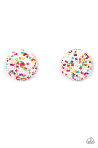 Earrings Kaleidoscope Sky - White E2463