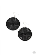 Load image into Gallery viewer, Earrings Caribbean Cymbal - Black E385