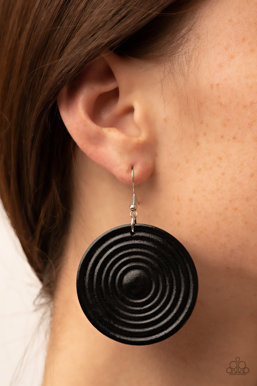 Earrings Caribbean Cymbal - Black E385
