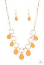 Load image into Gallery viewer, Necklaces Golden Glimmer - Orange N2299