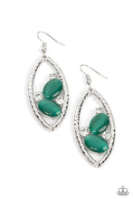 Load image into Gallery viewer, Earrings Famously Fashionable - Green E300
