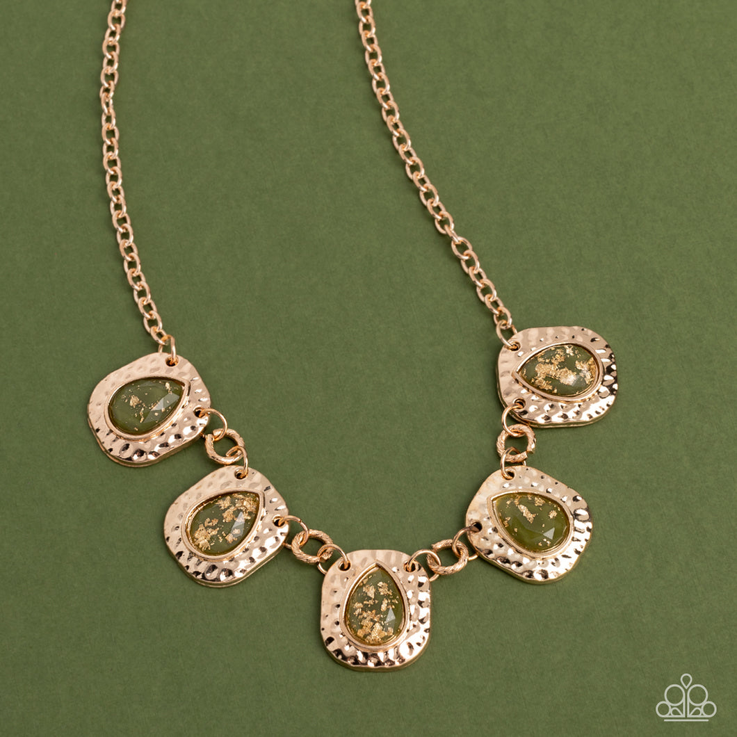 Necklace Mayan Masterpiece - Green