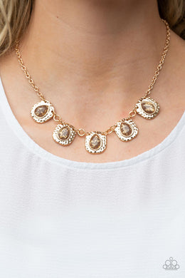 Necklaces Mayan Masterpiece - Brown N2190