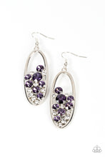 Load image into Gallery viewer, Earrings Prismatic Poker Face - Purple E2287