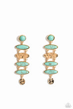 Load image into Gallery viewer, Earrings Rustic Reverie - Blue E377
