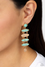 Load image into Gallery viewer, Earrings Rustic Reverie - Blue E377