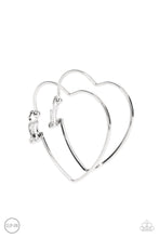 Load image into Gallery viewer, Earrings Harmonious Hearts - Silver CLIP ON B4