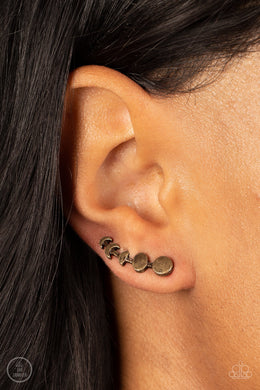 Earrings Its Just a Phase - Brass E2032 EARCRAWLERS