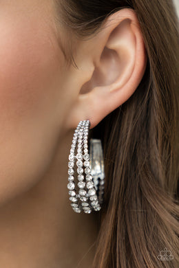 Earrings Cosmopolitan Cool - White E041