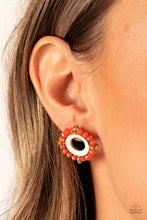 Load image into Gallery viewer, Earrings Nautical Notion - Orange POST E3013