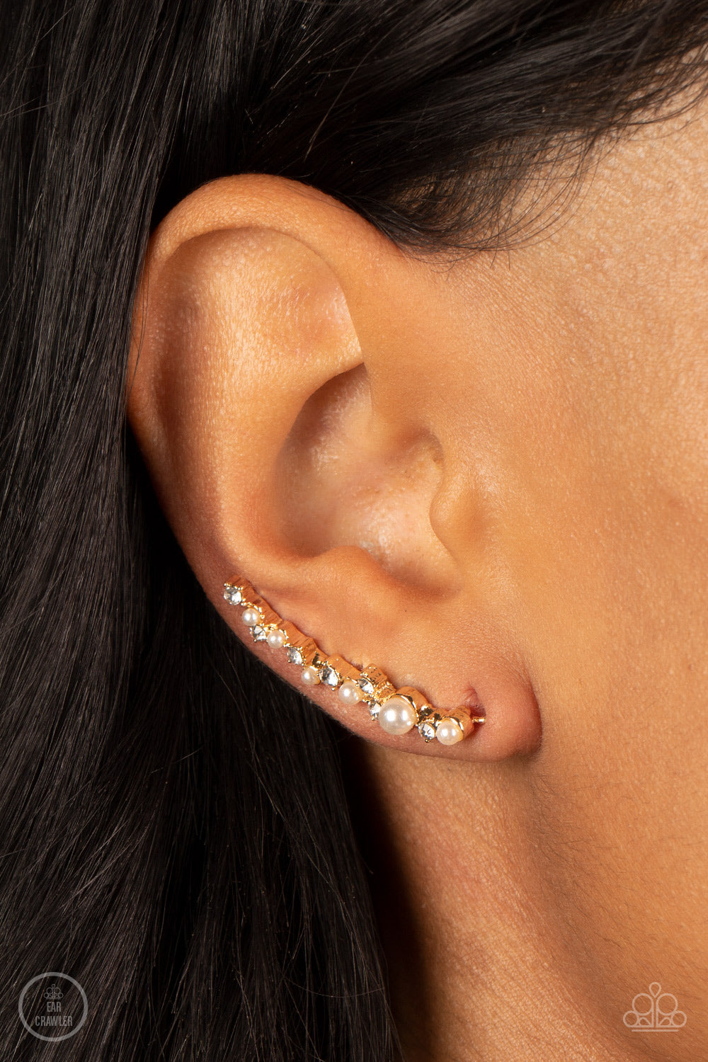 Earrings Couture Crawl - Gold E520 Earcrawlers