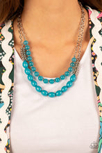 Load image into Gallery viewer, Necklace Venetian Voyage - Blue SETF3