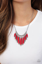 Load image into Gallery viewer, Necklaces Bohemian Breeze - Red N2354