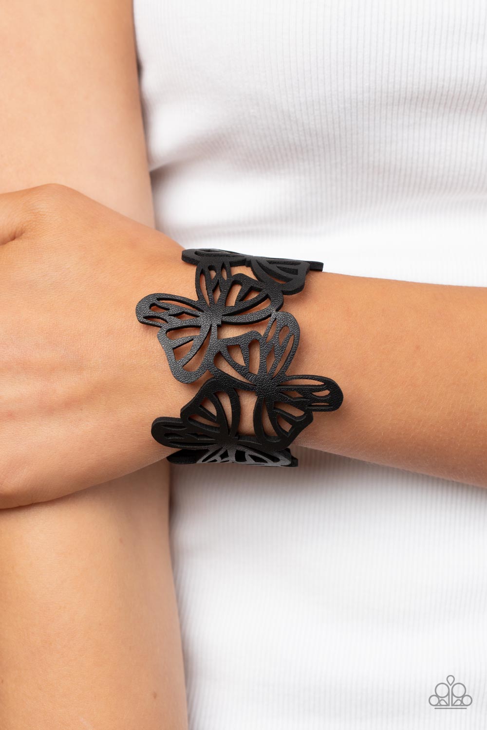 Bracelets Butterfly Breeze - Black W41