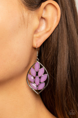 Earrings Glacial Glades - Purple E440