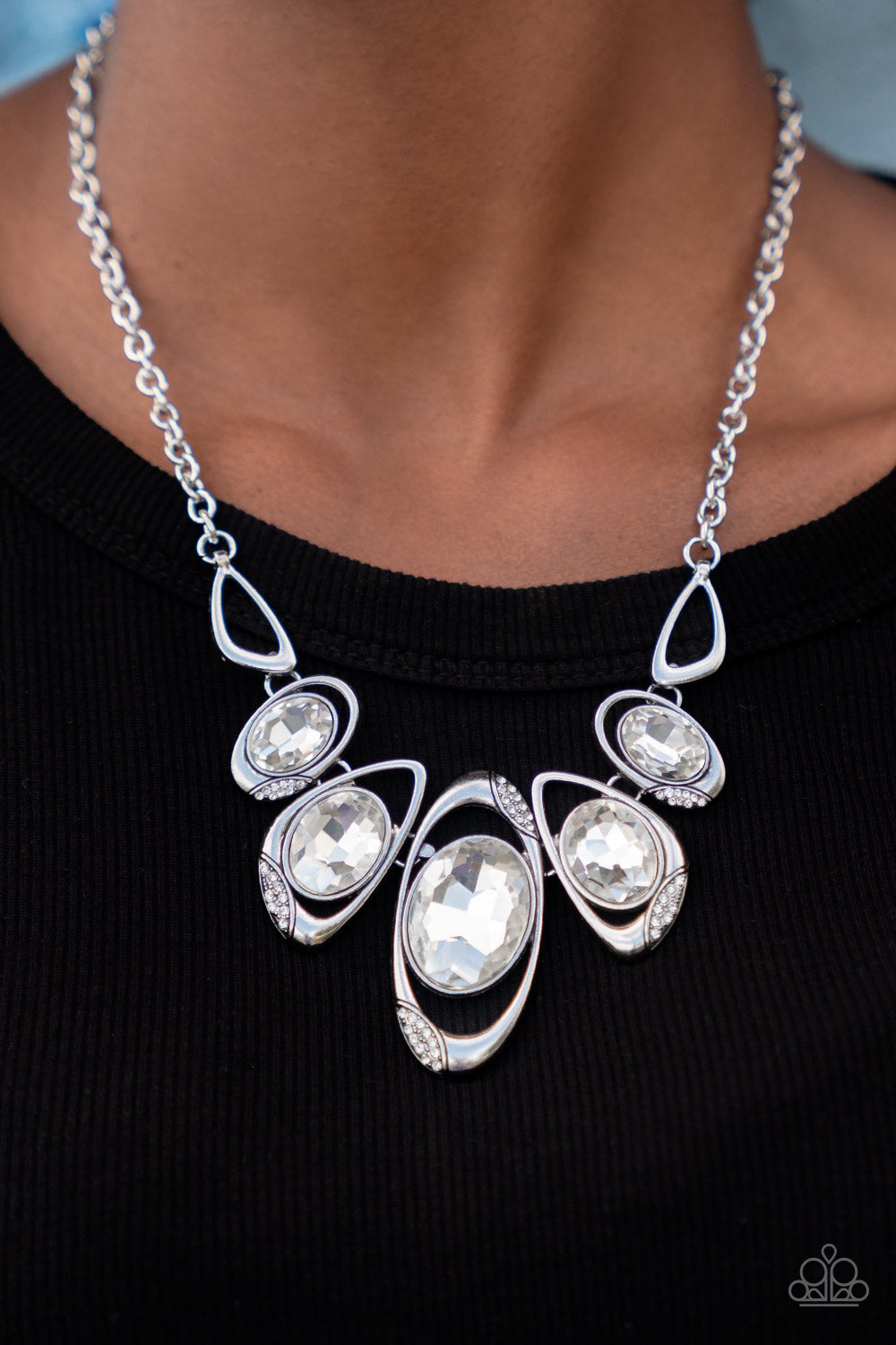 Necklace Hypnotic Twinkle - White LOP N2111
