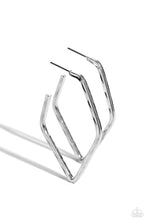 Load image into Gallery viewer, Earrings Winning Edge - Silver E2430
