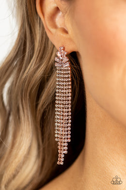 Earrings Overnight Sensation - Copper E2491