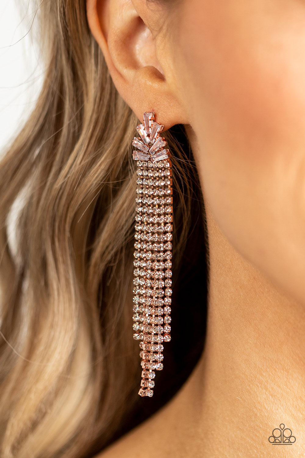 Earrings Overnight Sensation - Copper E2491