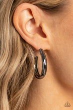Load image into Gallery viewer, Earrings Champion Curves - Black E2277