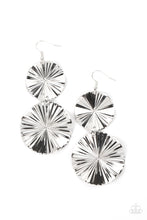 Load image into Gallery viewer, Earrings In Your Wildest FAN-tasy - Silver E389