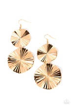 Load image into Gallery viewer, Earrings n Your Wildest FAN-tasy - Gold E389