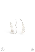 Load image into Gallery viewer, Earrings Dropping into Divine - White Earcrawlers E0544