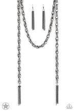 Load image into Gallery viewer, Necklace SCARFed for Attention - Gunmetal Blockbuster