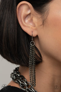 Necklace SCARFed for Attention - Gunmetal Blockbuster