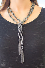 Load image into Gallery viewer, Necklace SCARFed for Attention - Gunmetal Blockbuster