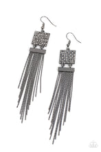 Load image into Gallery viewer, Earrings Dramatically Deco - Black E364