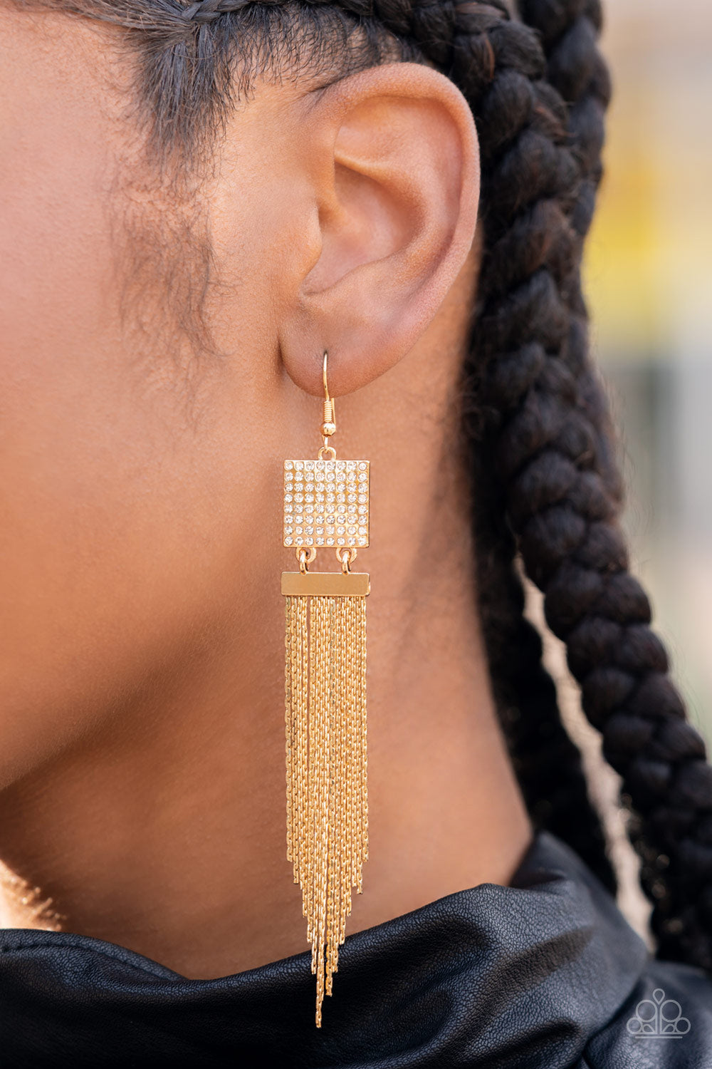 Earrings Dramatically Deco - Gold E2434